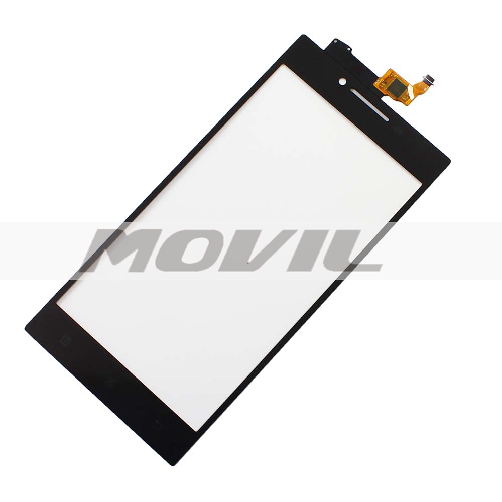 Original negro Front Tacil touch Outer Glass Lens Para Lenovo P70